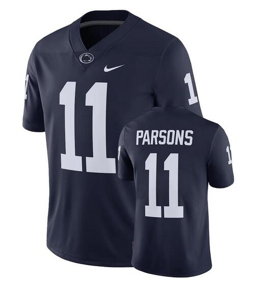 NCAA Men Penn State Nittany Lions #11 black Football Jersey